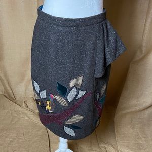 Anthropologie Floreat | Pheasant Skirt